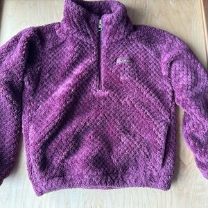 Columbia Kids Maroon Fleece Jacket